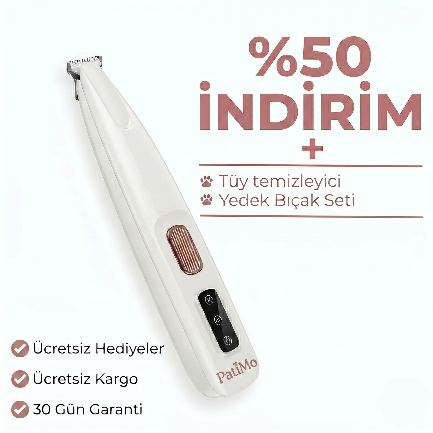 PatiMo™ Kedi Bakım ve Traş Makinesi